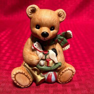 Homco Home Interior Christmas Bear